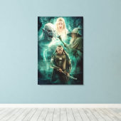 ELROND™, Azog, Galadriel und Gandalf Graphic Leinwanddruck (Insitu (Holzboden))