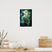 ELROND™, Azog, Galadriel und Gandalf Graphic Poster (Küche)