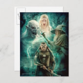 ELROND™, Azog, Galadriel und Gandalf Graphic Postkarte (Vorne/Hinten)