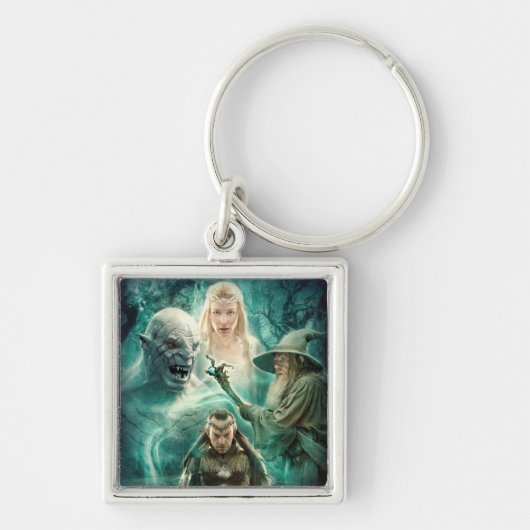 ELROND™, Azog, Galadriel und Gandalf Graphic Schlüsselanhänger (Vorne)