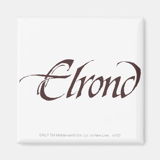 ELROND™ Name Solid Magnet (Vorne)