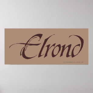 ELROND™ Name Solid Poster