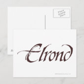 ELROND™ Name Solid Postkarte (Vorne/Hinten)