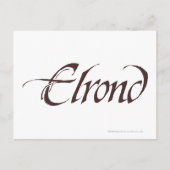 ELROND™ Name Solid Postkarte (Vorderseite)