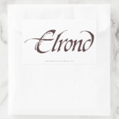 ELROND™ Name Solid Rechteckiger Aufkleber (Tasche)