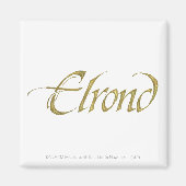 ELROND™ Name texturiert Magnet (Vorne)