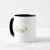 ELROND™ Name texturiert Tasse (Vorderseite Links)