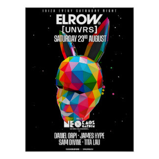 Elrow Ibiza 2025 - [UNVRS] Poster