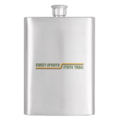 Elroy-Sparta Staat Flachmann (Vorderseite)