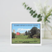 Elroy Sparta Staat Postkarte (Stehend Vorderseite)