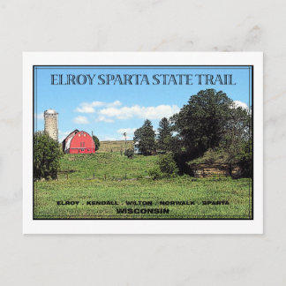 Elroy Sparta Staat Postkarte