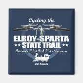 Elroy-Sparta Staat Trail (H2) Magnet (Vorne)