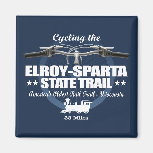 Elroy-Sparta Staat Trail (H2) Magnet (Vorne)