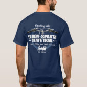 Elroy-Sparta Staat Trail (H2) T-Shirt (Rückseite)