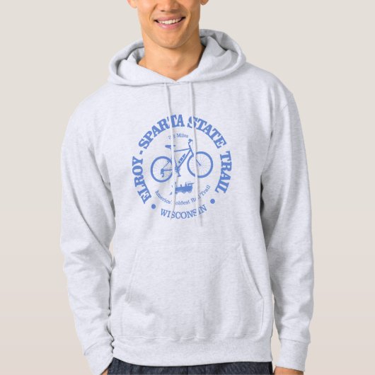 Elroy-Sparta Staat Trail (Radfahren) Hoodie (Vorderseite)