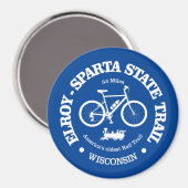 Elroy-Sparta Staat Trail (Radfahren) Magnet (Vorderseite/Rückseite)