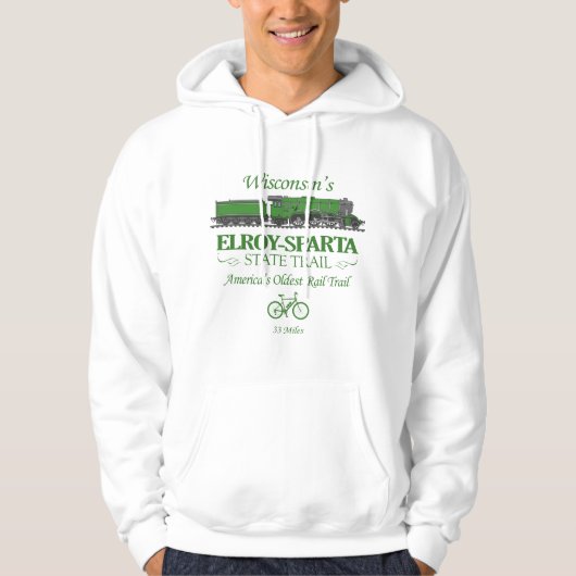 Elroy-Sparta Staat Trail (RT2) Hoodie (Vorderseite)