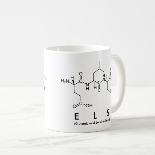 Els Peptidname Tasse (VorderseiteRechts)