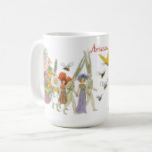 Elsa Beskow Blume Festival Kaffee Tasse (Vorderseite Links)