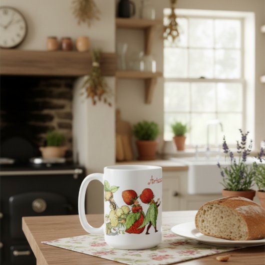 Elsa Beskow Blume Festival Kaffee Tasse