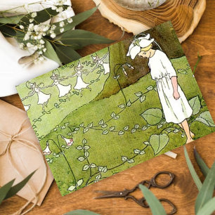 Elsa Beskow Fairy Ring Faltkarte Karte