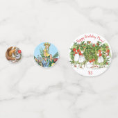 Elsa Beskow Niedlich Strawberry Girl Konfetti (Rückseiten)