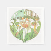 Elsa Beskow Spring Fairy Blume Party Serviette (Vorderseite)