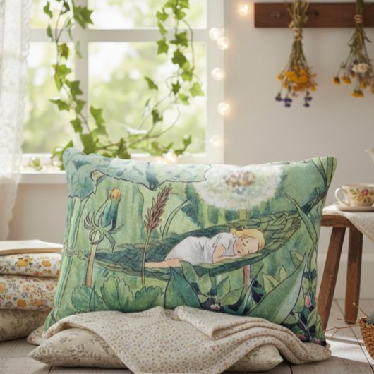 Elsa Beskow Thumbelina Fairy Dekokissen
