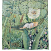 Elsa Beskow Thumbelina Fairy Duschvorhang (Vorderseite)