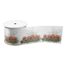 Elsa Beskow Whimsical Mushroom Children Satinband