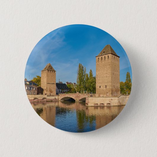 Elsace Strasbourg Henry Tower Pont Envelopes Button (Vorderseite)