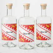 Elsass Alkoholflaschenetikett (Flaschen)