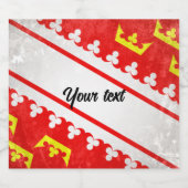 Elsass Alkoholflaschenetikett (Einzelnes Label)