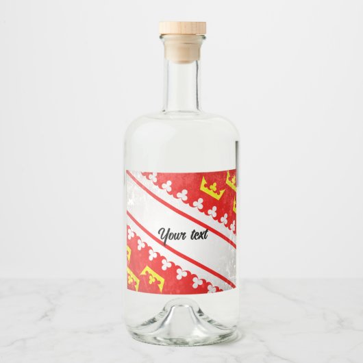 Elsass Alkoholflaschenetikett (Vorderseite)