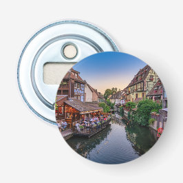 Elsass Frankreich Blume Wasserkanal Flaschenöffner