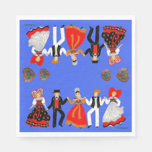 Elsass, Frankreich Serviette