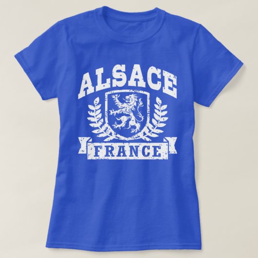 Elsass Frankreich T-Shirt (Design vorne)