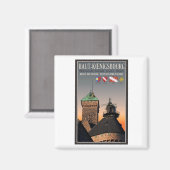 Elsass - Haut Königsbourg Magnet (Vorderseite/Rückseite)