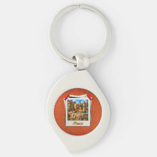Elsass Kek und Ina - Geschenkidee mit gealtertem K Schlüsselanhänger