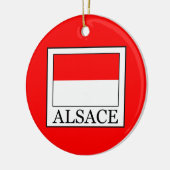 Elsass Keramik Ornament (Links)
