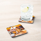 Elsass-Lebkuchen Getränkeuntersetzer (Rechte Seite)