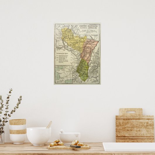 Elsass-Lorraine Poster (Küche)