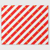 Elsass-Lothringen Flagge Geschenkpapier (Flach)