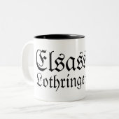 Elsass-Lothringen, Zweifarbige Tasse (Vorderseite Links)