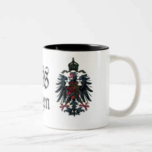Elsass-Lothringen, Zweifarbige Tasse (Rechts)