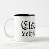 Elsass-Lothringen, Zweifarbige Tasse (Links)