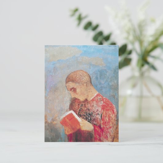 Elsass oder, Mönch Reading, c.1914 Postkarte (Stehend Vorderseite)