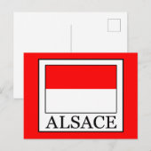Elsass Postkarte (Vorne/Hinten)
