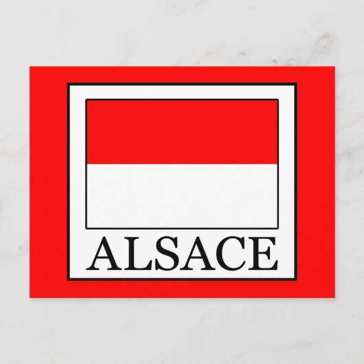 Elsass Postkarte (Vorderseite)