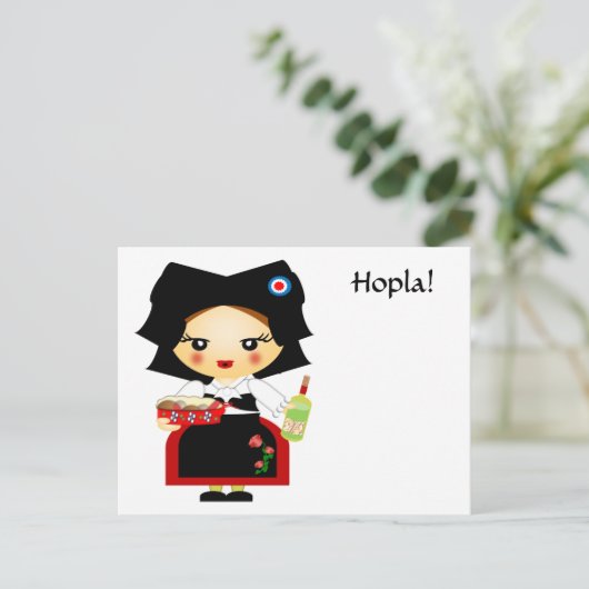 Elsaß Postkarte (Stehend Vorderseite)